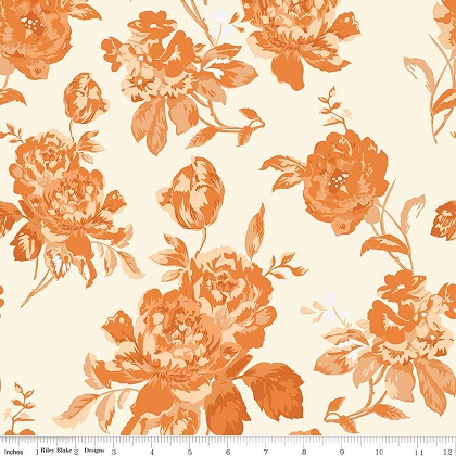 Riley Blake - Shades of Autumn - Main Print, Cream