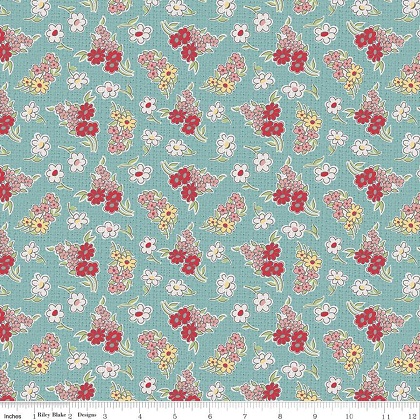 Riley Blake - Stitch - Floral, Cottage