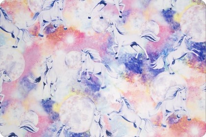 Shannon Fabrics - Cuddle Prints - Unicorn Skies, Vivid