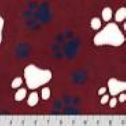 Shannon Fabrics - Luxe Cuddle - Pawsome, Merlot