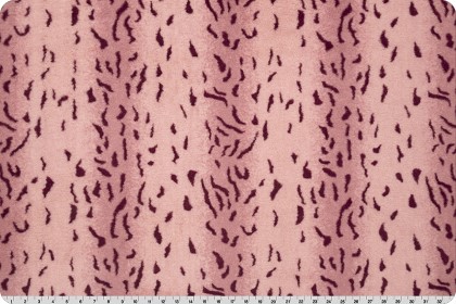 Shannon Fabrics - Luxe Cuddle - Seal Falcon, Woodrose