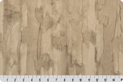 Shannon Fabrics - Luxe Cuddle - Willow, Cappuccino