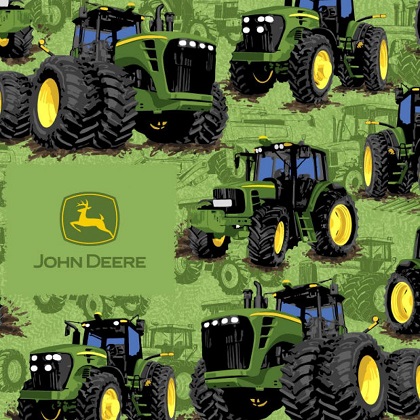 Springs Creative - John Deere - Tractor Flip, Green