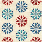 Studio E - Heartland - Star Flower, Cream