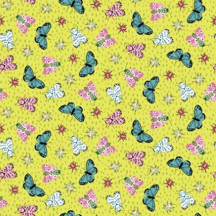 Studio E - Tropical Menagerie - Small Butterflies & Moths, Lime