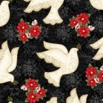 Studio E - Winter Bliss - Doves, Black