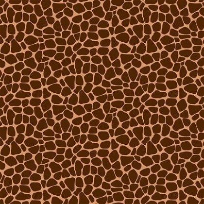 Susybee - Zoe The Giraffe - Skin Print, Brown