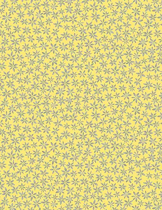 Timeless Treasures - Buttercup - Tiny Florals, Yellow