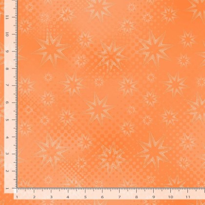 Timeless Treasures - Colorstock - Dot Dot Stars, Peach