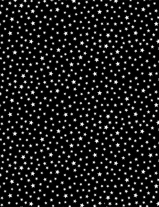 Timeless Treasures - Ink - Scattered Stars, Black