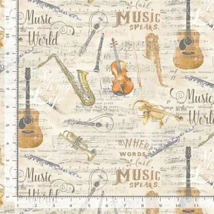 Timeless Treasures - Music - Instruments Sheet Music, Antique