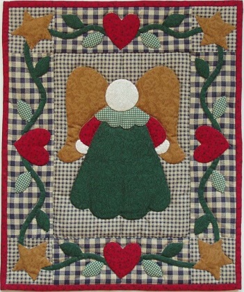 Wall Quilt Pattern - Little Angel - Size: 13' X 15'