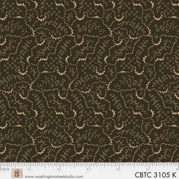 Washington Street Studio - Classic Black & Tan - Tapestry, Dark Brown