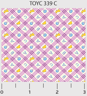 Washington Street Studio - Toy Chest - A-B-C Plaid, Lavender