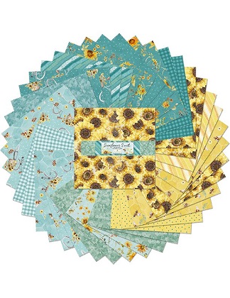 Wilmington Prints - 10 Karat Crystals - Sunflower Sweet