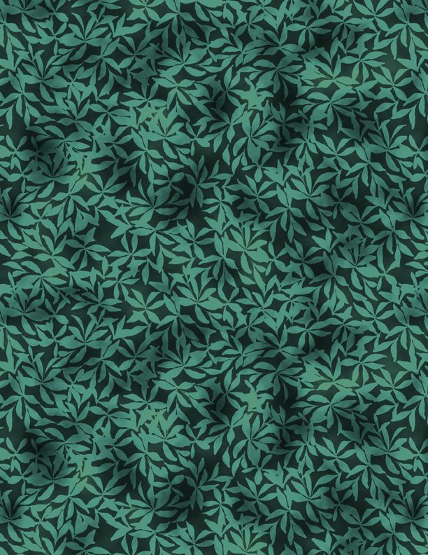 Wilmington Prints - Botanical Magic - Floral Tonal, Green