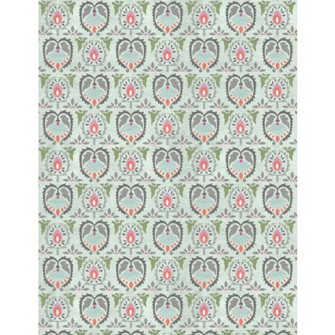 Wilmington Prints - Botanical Oasis - Damask, Green