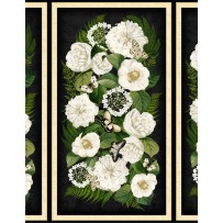 Wilmington Prints - Chantrell - 24' Panel, Black