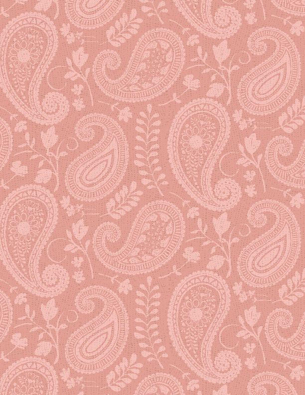 Wilmington Prints - Daisy Days - Paisley, Pink