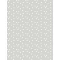 Wilmington Prints - Essentials Silver Linings - Tiny Blossoms, Gray