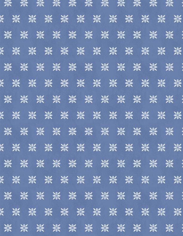 Wilmington Prints - Morning Blooms - Ditzy, Blue