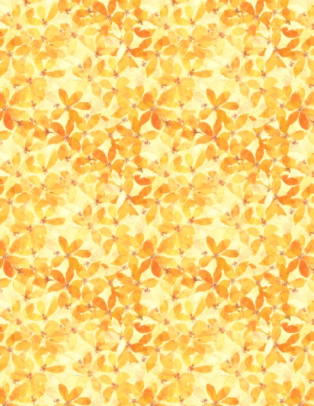 Wilmington Prints - Sunlit Serenade - Medium Floral, Yellow