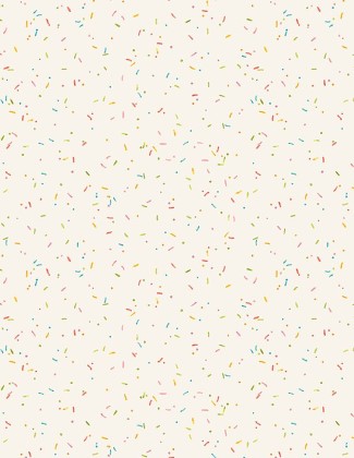 Wilmington Prints - Sweet Little Pleasures - Sprinkles, Cream