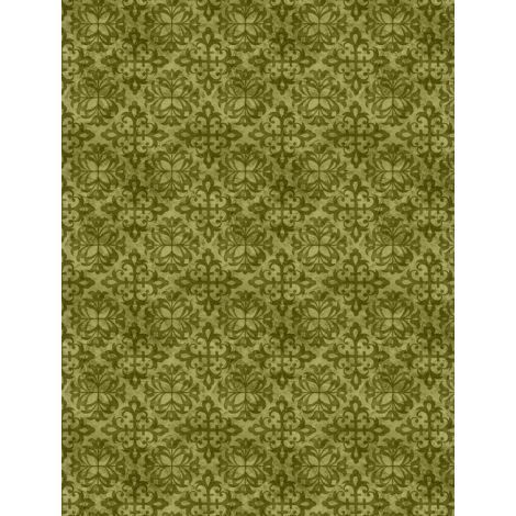 Wilmington Prints - Tuscan Delight - Medallions, Green