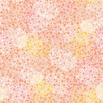 Windham - 108' Quilt Back - Splatter Dots, Peach