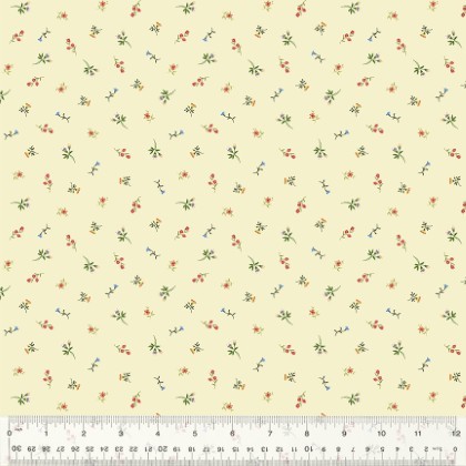 Windham Fabrics - Lily - Floral Spritz, Ivory