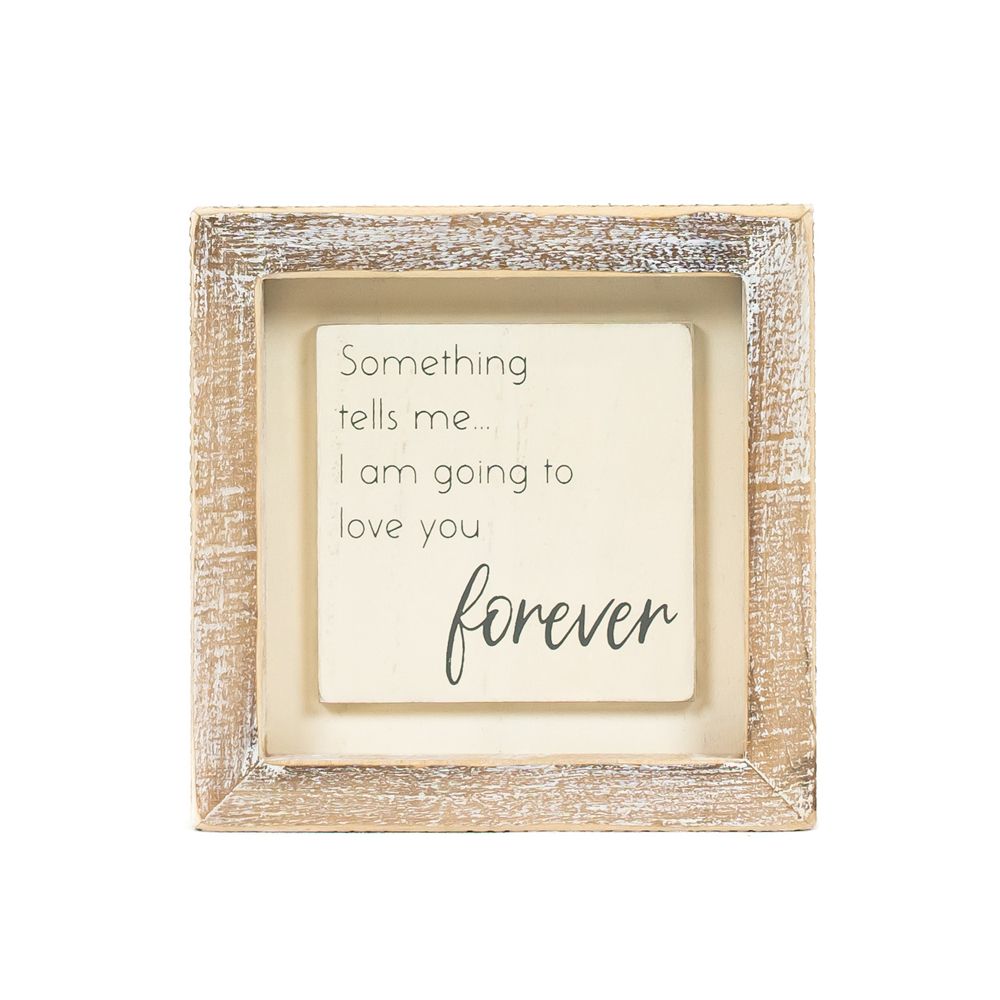 Wooden Framed Sign - Forever