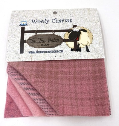 Wooly Charms - Forever Pink - 5' Squares