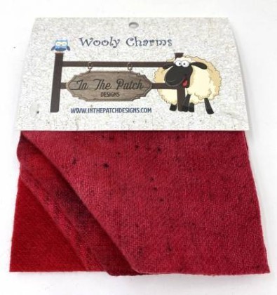 Wooly Charms - Sour Cherry - 5' Squares