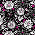 Quilting Treasures - En Vogue - Contempo Floral, Black