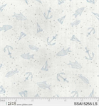 P & B Textiles - Set Sail - Tonal Nautical Items, Light Silver