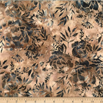 Hoffman California - Bali Batik 2025 - Large Floral, Toast