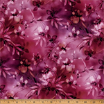 Hoffman California - Blush Garden - Tonal Floral, Magenta