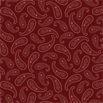 Marcus Fabrics - Star Struck - Paisley, Red