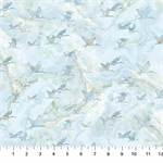 Northcott - New Dawn - Birds in Flight, Light Blue