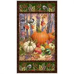 Quilting Treasures - Autumn Forest - 24^ Harvest Panel, Multi