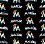 Fabric Traditions - MLB - Miami Marlins, Black