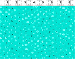 Clothworks - Art Club - Dots, Dark Aqua