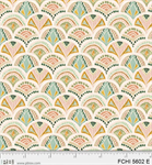 P & B Textiles - Floral Chic - Decorative Scallops, Ecru