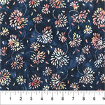 Northcott - Banyan Batiks Fragrant - Floral Sprigs, Midnight