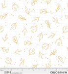 P & B Textiles - Desert Blooms - Sprigs, White