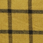 Dunroven House - Homespun - Window Pane, Black/Mustard