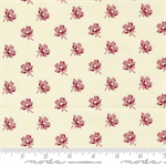 Moda - Garden Gatherings Shirtings - Rose Floral, Rose/Natural