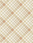 Timeless Treasures - Harvest - Apple Harvest Bias Plaid, Natural