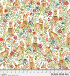 P & B Textiles - Bunnies & Blooms - Bunnies Galore, Multi