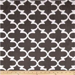 Shannon Fabrics - Cuddle Prints - Lattice, Pewter/Snow